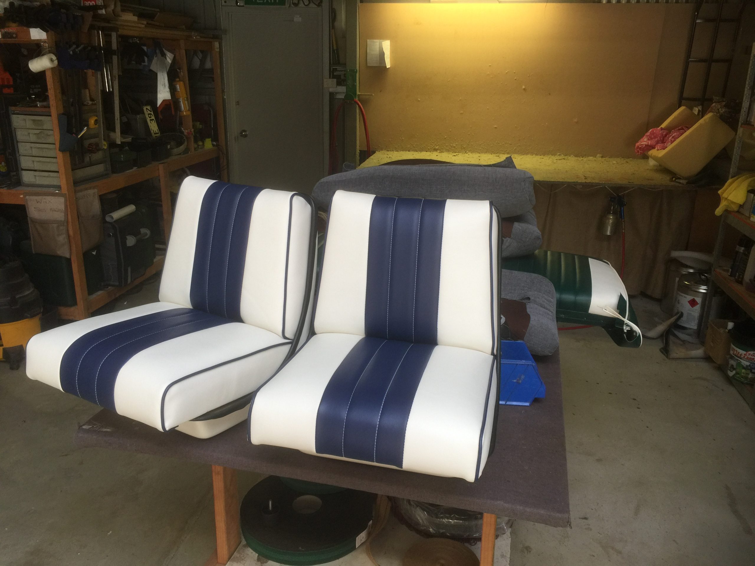 Boat Seats Reupholstered